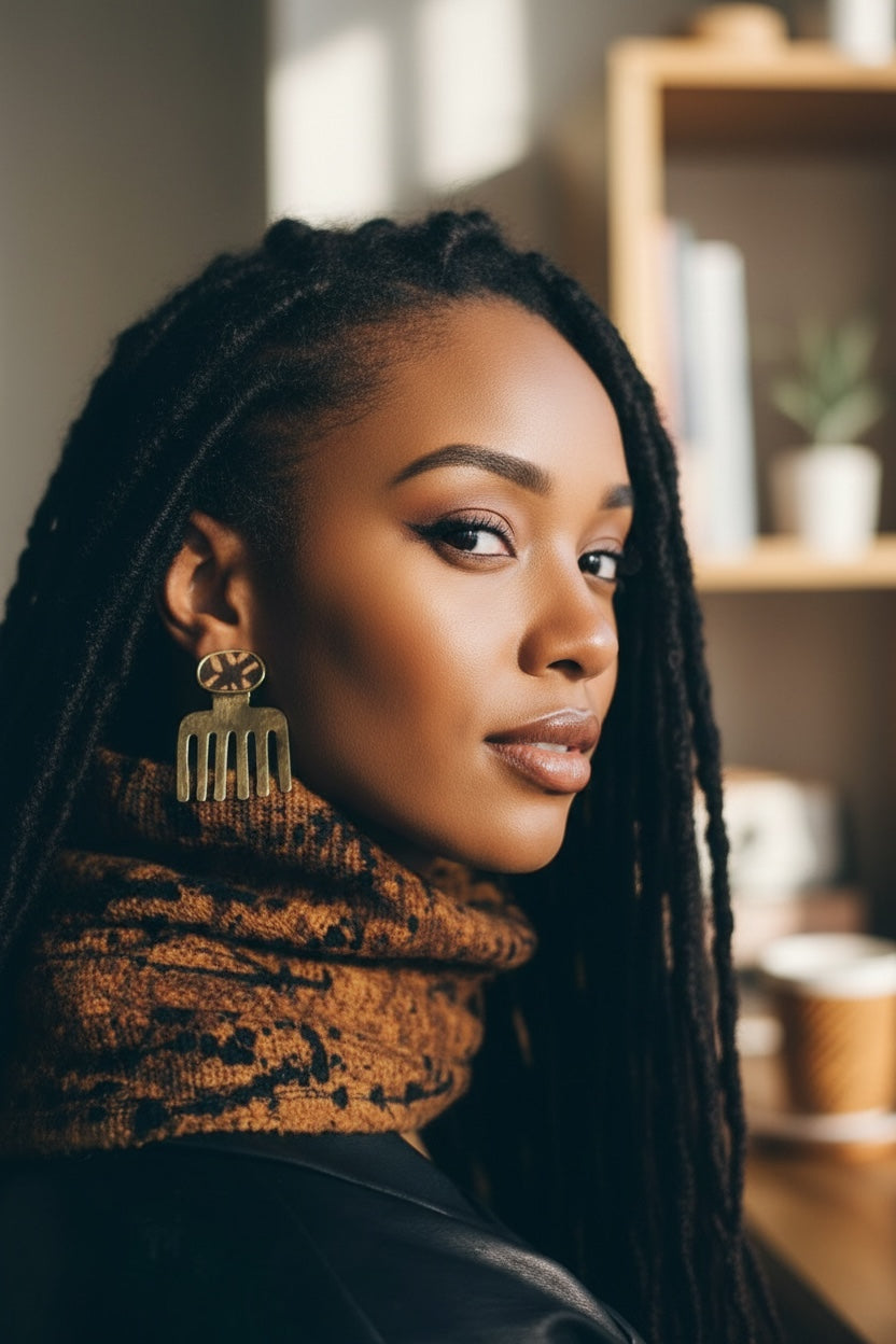 Boucle d'oreille KWEKWE